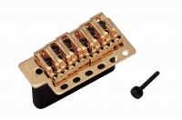 VSVG GG - Ponte Tremolo per chitarra elettrica 6 viti - Dorato Lucido