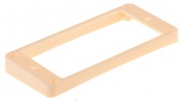 MT40 R CR - Mascherina Slanted Fondo Curvo in plastica per pick up Humbucker - Crema - Ponte