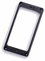 MT10 F BK - Mascherina Flat in plastica per pick up Humbucker - Nera - Manico