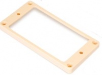 MT20 F CR - Mascherina Slanted in plastica per pick up Humbucker - Crema - Manico